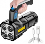 Taskulambi lamp Prožektor Sisseehitatud USB- laetav aku