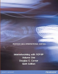 Internetworking with TCP/IP, Volume 1: Pearson New International Edition 6th edition