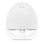 Juhtmevaba rinnapump Lionelo Fidi Free, valge