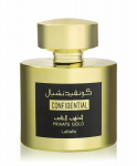 Parf&uuml;&uuml;mvesi Lattafa Confidential Private Gold EDP naistele/meestele, 100 ml