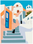 Maalimiskomplekt numbrite j&auml;rg, Santorini 15 x 20