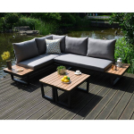 Aiam&ouml;&ouml;bli komplekt MALTA mooduldiivan ja 2 lauda