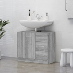 vidaXL valamukapp, hall Sonoma tamm, 63 x 30 x 54 cm, tehispuit