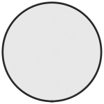 vidaXL seinapeegel, must, &Oslash; 40 cm, &uuml;mmargune