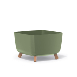 Lillepott Prosperplast Gracia Square DGQL400-5615C, roheline