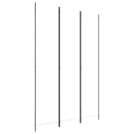 vidaXL 3 paneeliga ruumijagaja, valge, 150x220 cm, kangas