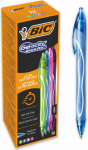 BIC Gel-ocity Quick Dry Gelly Pens - Retractable Medium Point (0, 7 mm) - Valg v&auml;rvid, 12 tk pakis - 964826