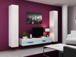Cama TV alus Vigo New 30/180/40 valge/valge l&auml;ikega