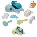 WOOPIE GREEN Komplekt 2in1 jaoks liiva ja vanni Turtle Green 8 el. BIOLAGUNEV ORGAANILINE MATERJAL