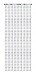 Fooliumkardin-vihm "H&otilde;bedased t&auml;hed" (100x245 cm)