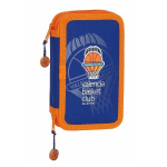 Kahekordne Pliiatsikarp Valencia Basket Sinine Oranž (28 pcs)