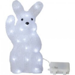 Dekoratsioon J&auml;nes Hello, 29x14cm, 30 LED, patareitoide, sise/v&auml;lis IP44