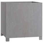 vidaXL jalgadega taimekastid, 2 tk, rooste, 49x47x50 cm, Corten teras