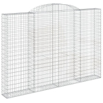 vidaXL kaarekujulised gabioonkorvid 2 tk, 300x30x200/220 cm, raud