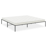 vidaXL metallist voodiraam, must, 200x200 cm