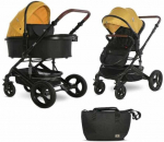 Universaalne jalutusk&auml;ru Lorelli Boston 2in1, Lemon Curry