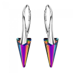 H&otilde;bedast k&otilde;rvar&otilde;ngad "Spike II (Vitrail Medium)" Swarovski&trade; kristallidega DS02A546