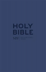 NIV Tiny Navy Soft-tone Bible with Zip