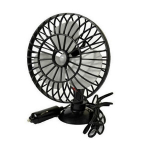 Ventilaator tuule klaasile, must