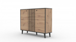 Kummut ADRK Furniture Fadi, pruun/must