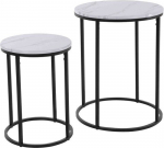 H&S Collection 2-osaline lisalaudade komplekt, valge