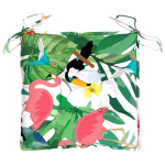 vidaXL tooli istmepadjad 4 tk, mitmev&auml;rviline, 40 x 40 x 7 cm kangas