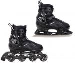 Reguleeritava suurusega rulluisud-uisud Raven Pulse Black 2in1, XL
