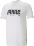 Meeste T-s&auml;rk Puma Graphics Puma Wording White 674475 02 674475 02/M