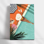 Maalid numbrite j&auml;rgi TM V&auml;rvikas "Vacation" 20x30 cm