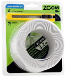 Vanni tihendusteip ZOOM 31x31 mm x 3,2 m + nuga, Vonios sandar. juosta 31 x 31 mm x 3,2m, balta su peiliuku, ZOOM