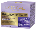 Niisutav ja taastav p&auml;evakreem h&uuml;aluroonhappega L'Oreal Paris Hyaluron Specialist SPF20 50 ml