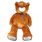Madej pehme m&auml;nguasi bear plush with bow 100 cm pruun