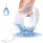 Kahepoolne teip Nano &ndash; L&auml;bipaistev, Korduvkasutatav, 5 m pikkus, 30 mm laius, 1 mm paksus