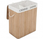 Bambusest pesukast Mensen, 100 l, pruun
