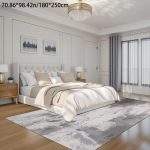 1250g/㎡ Kommertsvaip 12mm Paksusega &ndash; Kaasaegne Abstraktne Geomeetriline Disain., 70,86 * 98,5 colio / 180 * 250 cm