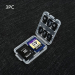 1/2/3tk Micro Karbi Kaitsvaht, SD SDHC TF MS M&auml;lukaardi Hoiukarp, L&auml;bipaistev Plastikust Karbid