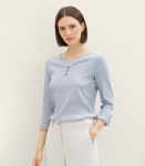 Tom Tailor naiste s&auml;rk 1024036*26053, valge/tumesinine