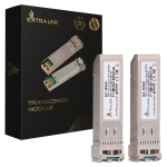 Extralink SFP+ 10G moodul 2 tk | 10Gbps, LC/UPC, 1310nm, 10km, hall