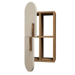 Riiul Kalune Design Rose, pruun/kreemjas