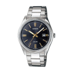 Meeste k&auml;ekell Casio, h&otilde;bedane/must