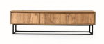 TV laud Kalune Design Tilsim 180 cm, pruun/must