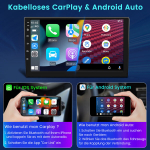Android 13 Apple Carplay autoraadio 9'' 4+64GB