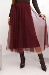 Naiste plisseeritud seelikud Styled in Italy, hall, M/L