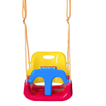 Laste &auml;mber kiik 3in1 plastikust koduaiakiik koos rihmadega