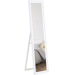 T&auml;ispikk peegel, 40x160 cm, LED-valgustus, puutetundlik juhtimine, h&auml;mardatav, 3 v&auml;rvi, valge, Balta