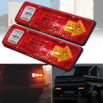2tk 12V veoauto haagise tagatuli 19 LED veekindel pidurituli tagurpidi suunatuled tagatuled haagise kaubiku mootorsaani tuled