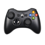 (Juhtmeta must)M&auml;ngupult Xbox 360 juhtmevaba/juhtmega kontrolleri jaoks XBOX 360 konsooli jaoks 2.4G juhtmevaba juhtkang XBOX360 arvutim&auml;ngukontrolleri jaoks