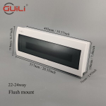 Professionaalne 22-24 pesa veekindel elektrikilp sise-/v&auml;litingimustesse