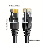 Cat 6 Etherneti Kaabel, 1000 Mbps K&otilde;rge Kiirus Gigabit LAN V&otilde;rgukaabel RJ45 Pistikudega., 65 pėdų / 20 m