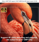 Projektor Parandatud HD kaasaskantav projektor: DITONG HY300 Plus - UK pistik